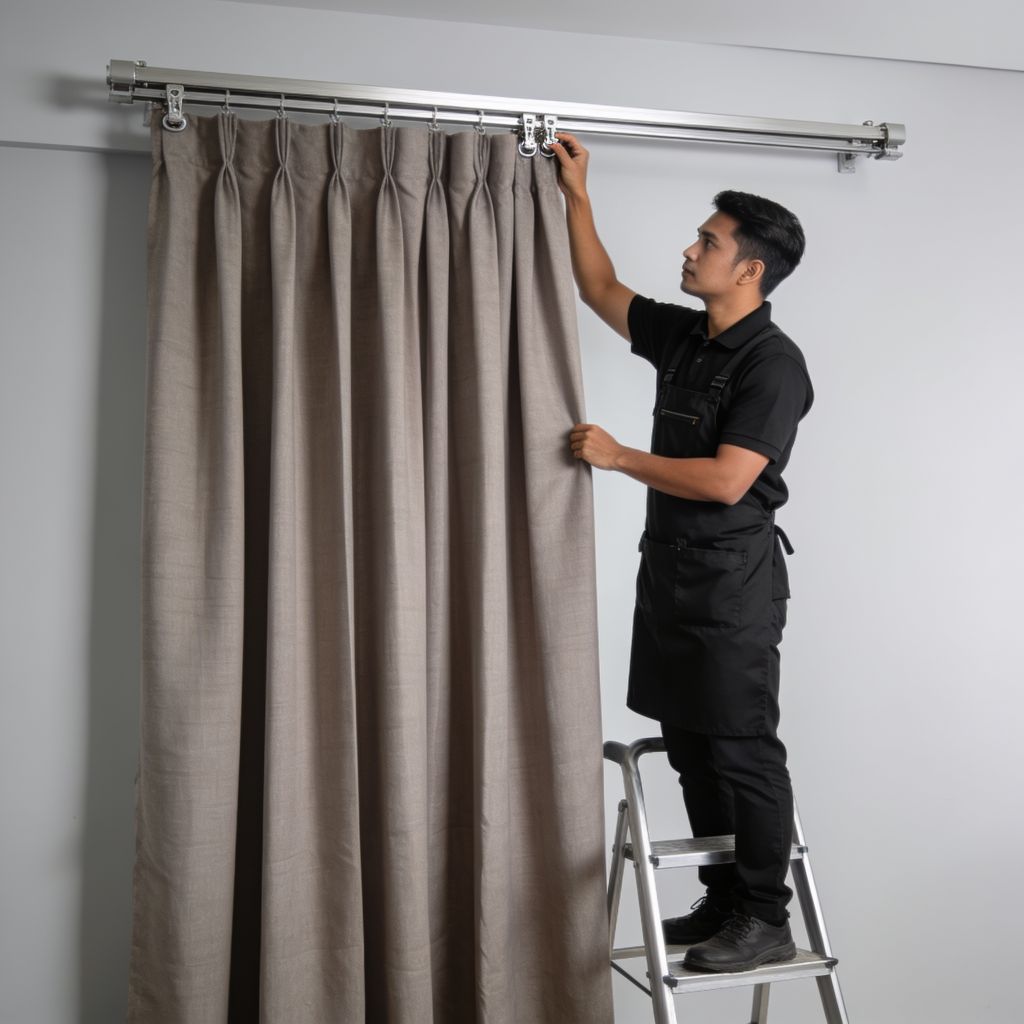 Curtain Full Service - Remove & Install